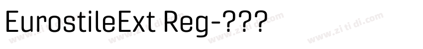 EurostileExt Reg字体转换